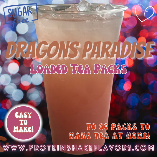 Loaded Tea Powder Mix Packets: Dragons Paradise 🐉