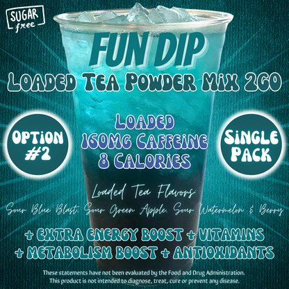 Loaded Tea Powder Mix Packets: Fun Dip 🍭