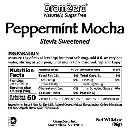 Skinny PEPPERMINT MOCHA Mix ☕ Instant Mocha Drink Hot or Iced