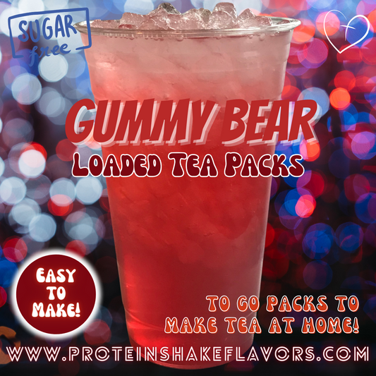 Loaded Tea Powder Mix Packets: Gummy Bear 🐻