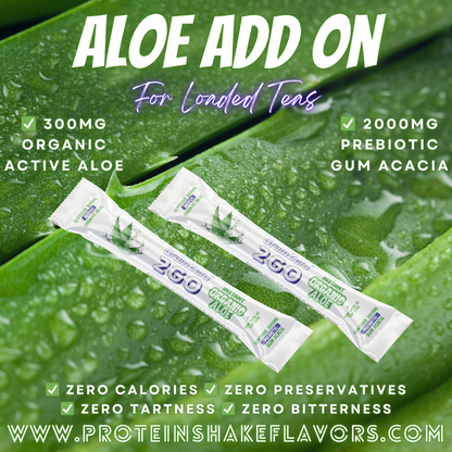 Add On: Organic Instant Aloe Vera Powder Add On for Loaded Tea Kits 2GO ~ Add-On For 2 Teas