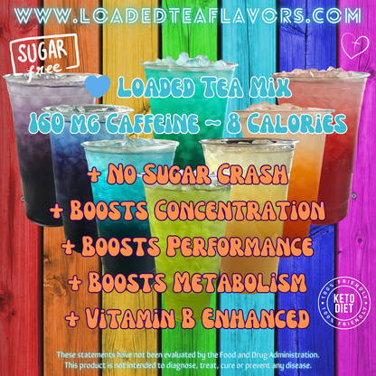 Loaded Tea Powder Mix Packets: Variety Pack YOU PICK 🥳