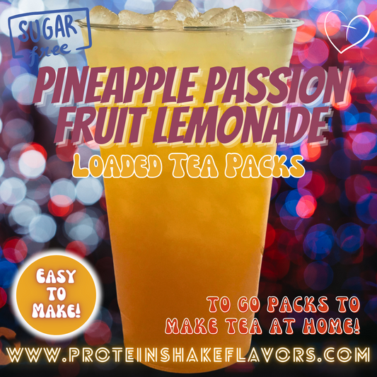 Loaded Tea Powder Mix Packets: Pineapple Passion Fruit Lemonade 🍹