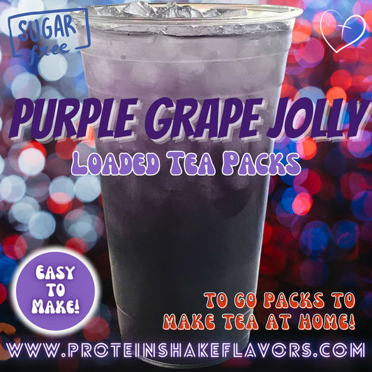 Loaded Tea Powder Mix Packets: Purple Grape Jolly 🍇