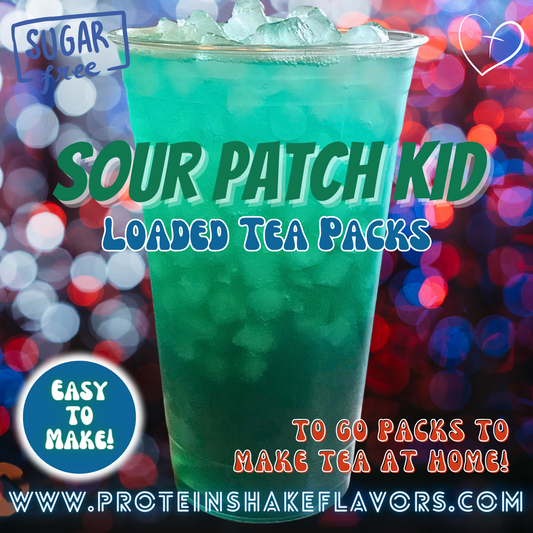 Loaded Tea Powder Mix Packets: Sour Patch Kid 😋