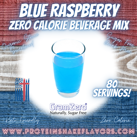 Sugar Free Drink Mix: BLUE RASPBERRY 💙 Zero Calorie Beverage