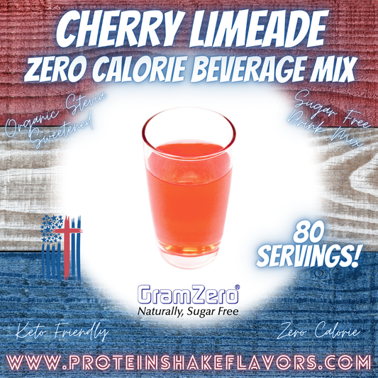 Sugar Free Drink Mix: CHERRY LIMEADE 🍒 Zero Calorie Beverage