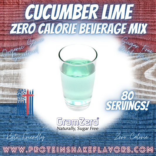 Sugar Free Drink Mix: CUCUMBER LIME 🥒 Zero Calorie Beverage