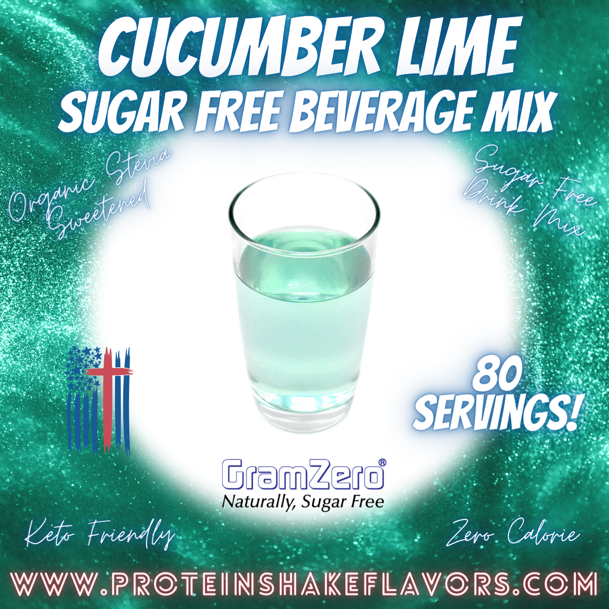 Sugar Free Drink Mix: CUCUMBER LIME 🥒 Zero Calorie Beverage