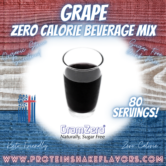 Sugar Free Drink Mix: GRAPE 🍇 Zero Calorie Beverage