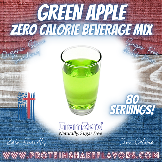 Sugar Free Drink Mix: GREEN APPLE 🍏 Zero Calorie Beverage