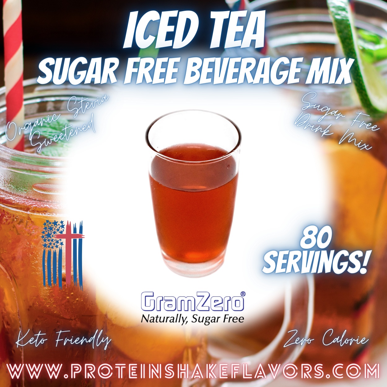 Sugar Free Drink Mix: ICED TEA 🫖 Zero Calorie Beverage