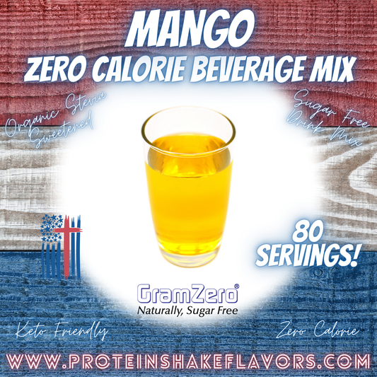 Sugar Free Drink Mix: MANGO 🥭 Zero Calorie Beverage