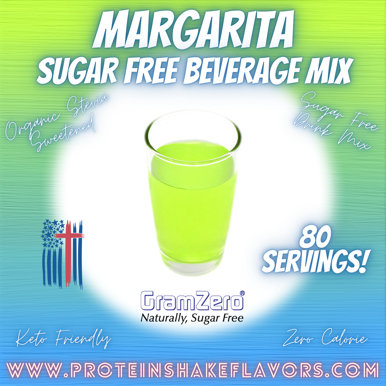 Sugar Free Drink Mix: MARGARITA 🍹 Zero Calorie Beverage