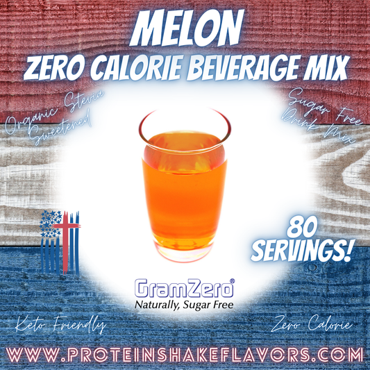 Sugar Free Drink Mix: MELON 🔶 Zero Calorie Beverage