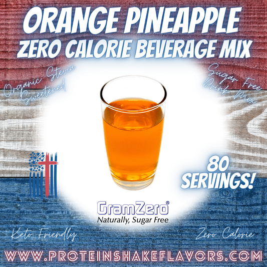 Sugar Free Drink Mix: ORANGE PINEAPPLE 🍊🍍 Zero Calorie Beverage