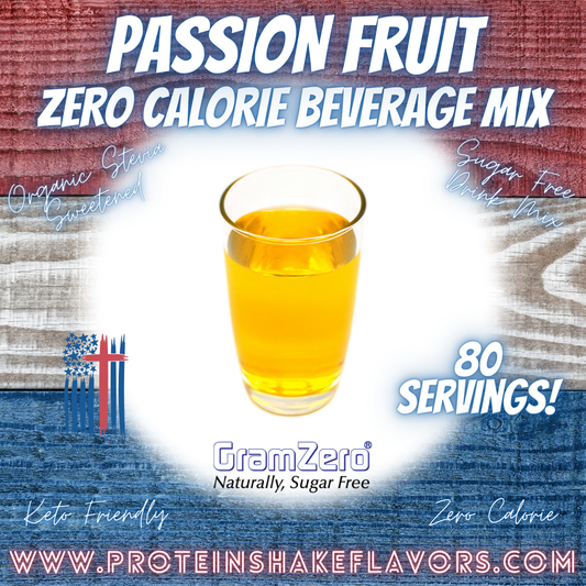 Sugar Free Drink Mix: PASSION FRUIT 💛 Zero Calorie Beverage