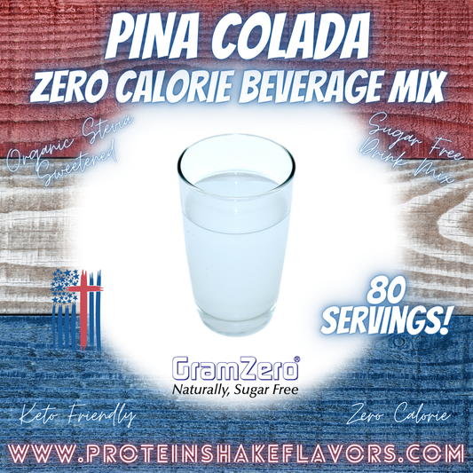 Sugar Free Drink Mix: PINA COLADA 🌴 Zero Calorie Beverage