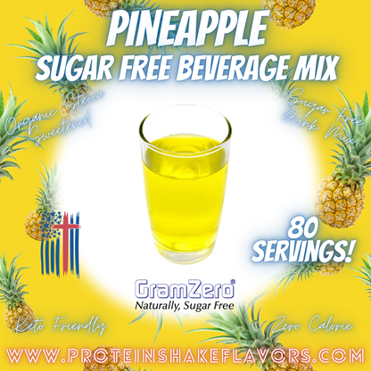 Sugar Free Drink Mix: PINEAPPLE 🍍 Zero Calorie Beverage