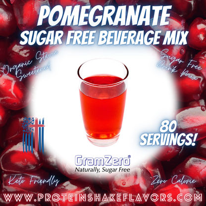 Sugar Free Drink Mix: POMEGRANATE ❣️ Zero Calorie Beverage