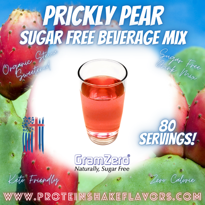 Sugar Free Drink Mix: PRICKLY PEAR 🌵 Zero Calorie Beverage