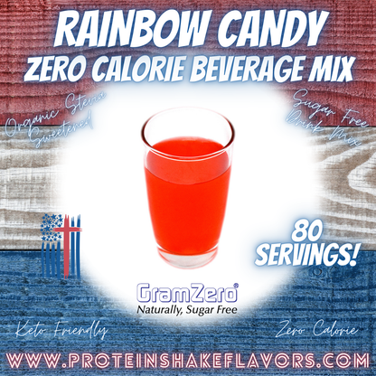 Sugar Free Drink Mix: RAINBOW CANDY 🌈 Zero Calorie Beverage