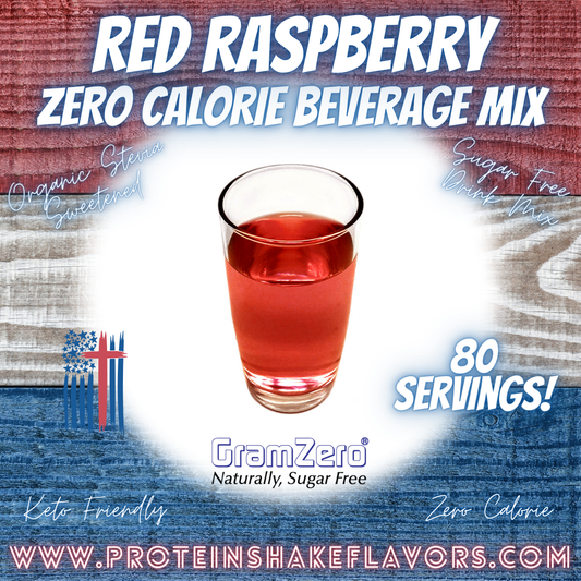 Sugar Free Drink Mix: RED RASPBERRY ❣️ Zero Calorie Beverage