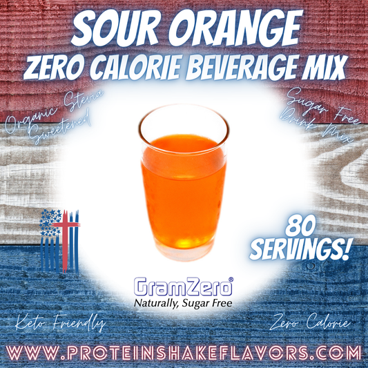 Sugar Free Drink Mix: SOUR ORANGE 😜🍊 Zero Calorie Beverage