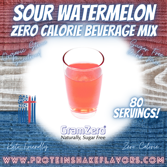 Sugar Free Drink Mix: SOUR WATERMELON 😜🍉 Zero Calorie Beverage