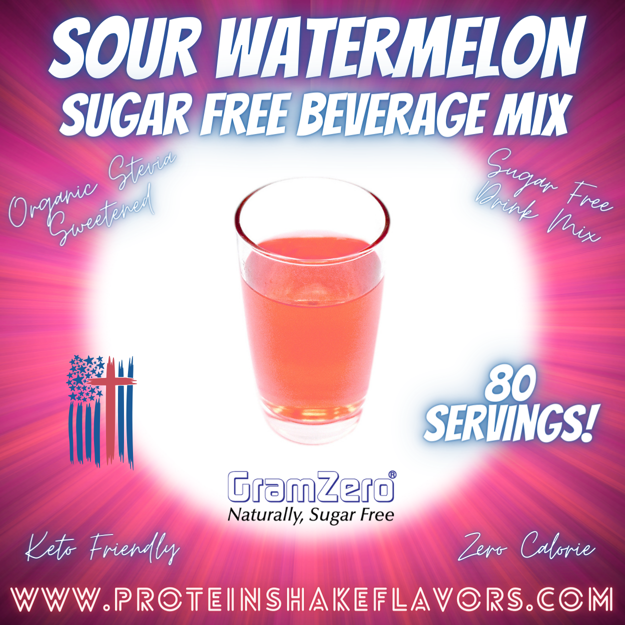 Sugar Free Drink Mix: SOUR WATERMELON 😜🍉 Zero Calorie Beverage