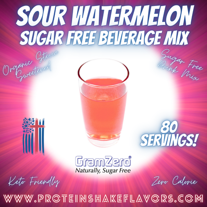 Sugar Free Drink Mix: SOUR WATERMELON 😜🍉 Zero Calorie Beverage