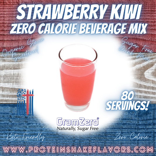 Sugar Free Drink Mix: STRAWBERRY KIWI 🍓🥝 Zero Calorie Beverage