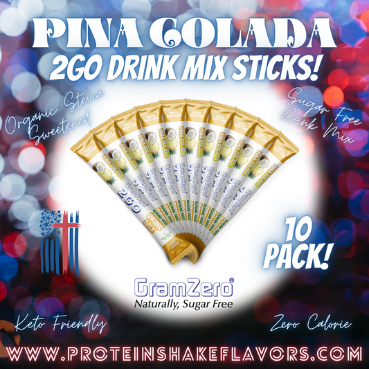 Water Flavoring Packets 🌴 PINA COLADA Sugar Free Drink Mix