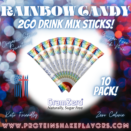 Water Flavoring Packets 🌈 RAINBOW CANDY Sugar Free Drink Mix