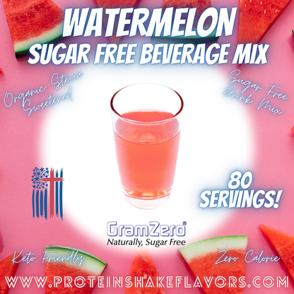 Sugar Free Drink Mix: WATERMELON 🍉 Zero Calorie Beverage