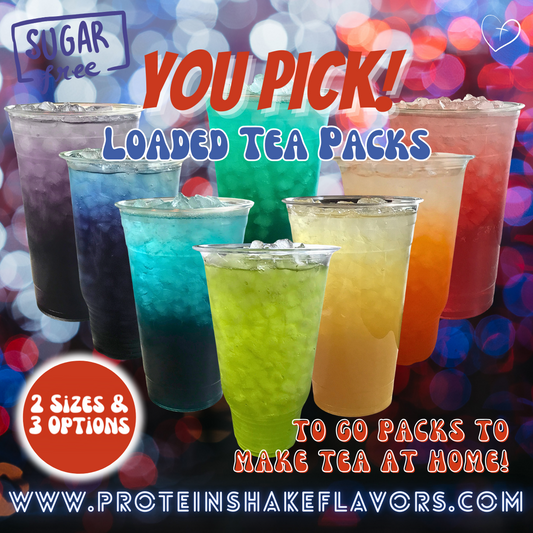 Loaded Tea Powder Mix Packets: Variety Pack YOU PICK 🥳