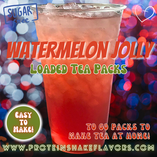 Loaded Tea Powder Mix Packets: Watermelon Jolly 🍉