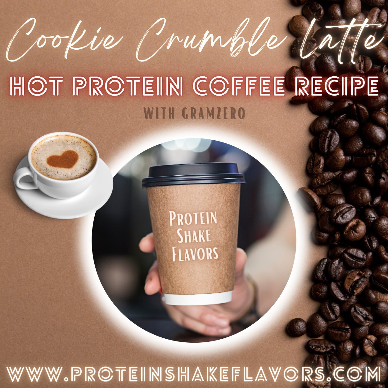 Cookie Crumble Latte Flavored ☕ Protein Coffee Recipe